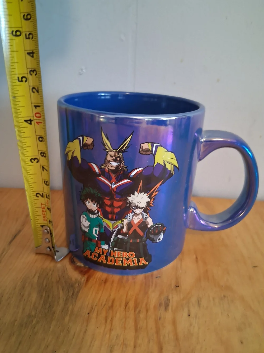 My Hero Academia Blue Iridescent Ceramic Coffee Mug